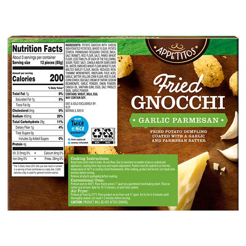 Appetitos Garlic Parmesan Fried Gnocchi, 9 oz